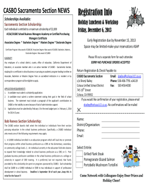 Sacramento Section Board Position Application