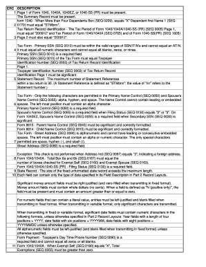 IRS Form 1040 Validation Guide