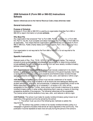 Schedule E (Form 990 or 990-EZ) Instructions