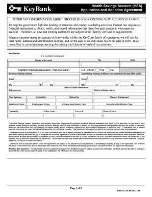 Application and Adoption Agreement - n b5z