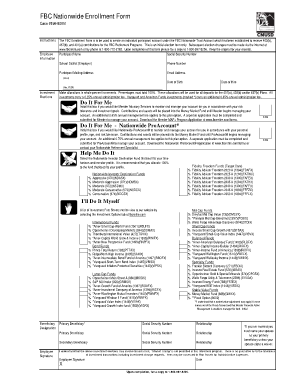 FBC Nationwide Enrollment Form