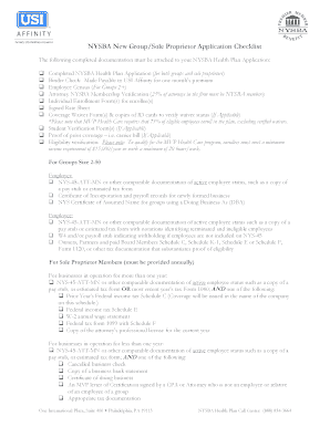 NYSBA Health Plan Application