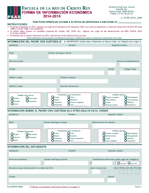 Forma de Información Económica
