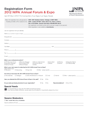 Vestige online registration form - nipa registration