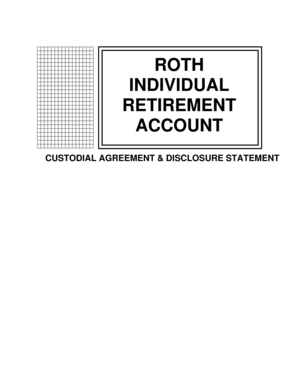 Roth IRA Custodial Agreement Form 5305-RA