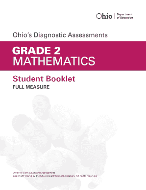 Ohio Grade 2 Mathematics Diagnostic Assessment