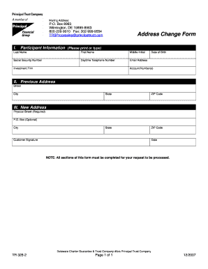 Address Change Form