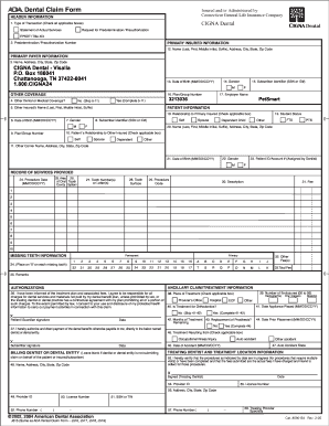 Cigna Dental Claim Form - PetSmart Benefits