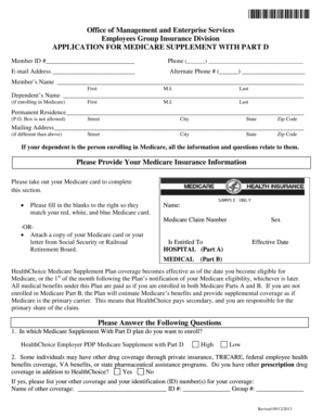 Medicare Supplement With Part D Application