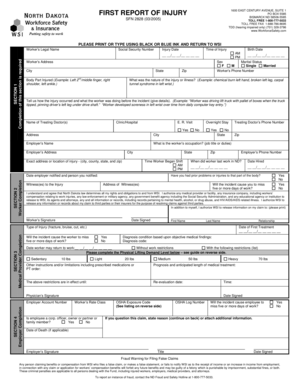 First Report of Injury