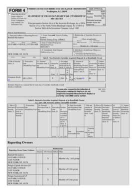 SEC Form 4 Statement of Changes in Beneficial Ownership