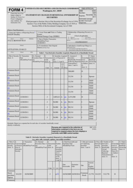 SEC Form 4 Statement of Changes in Beneficial Ownership