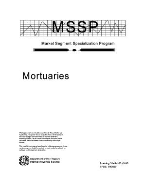 IRS Mortuary and Cemetery Industry Audit Guidelines