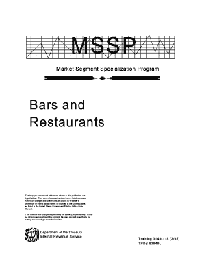 IRS Audit Guidelines for Bars and Restaurants