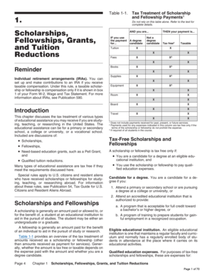 IRS Scholarship and Fellowship Tax Guide