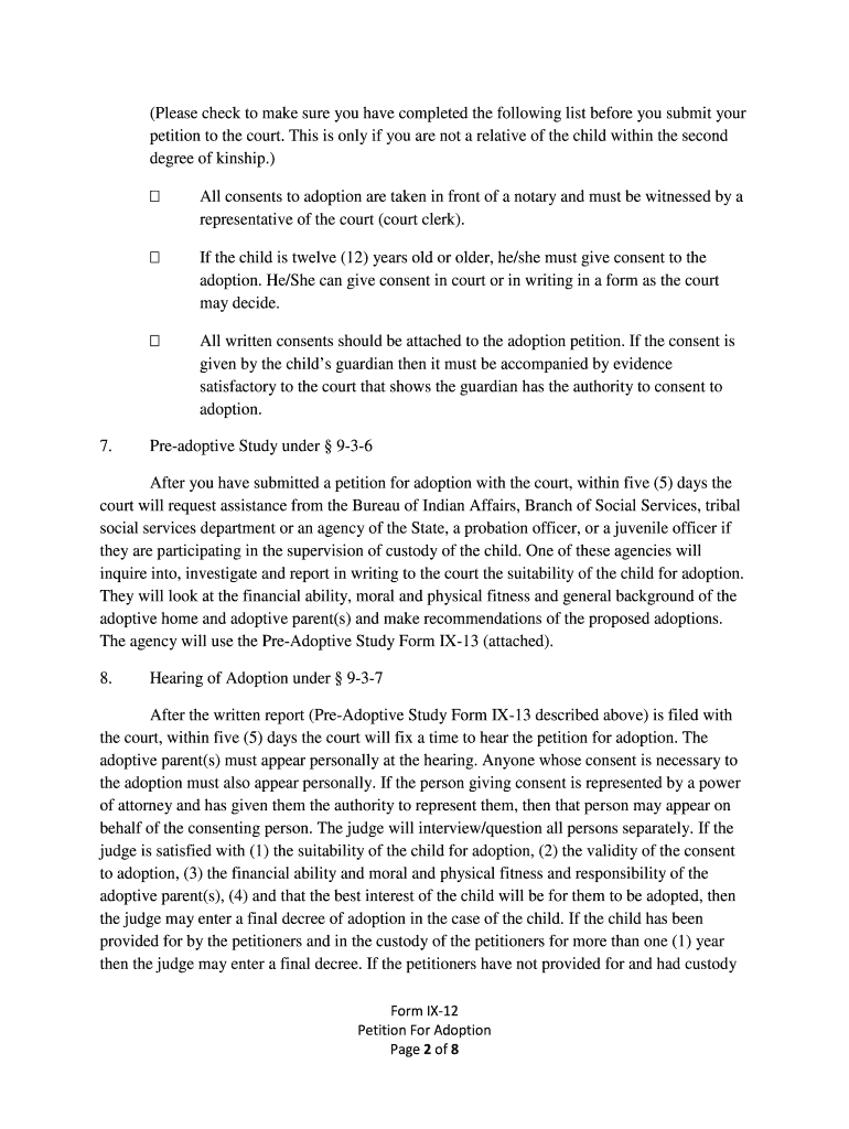 step parent adoption paperwork Preview on Page 1.