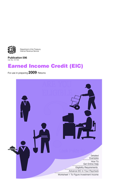 IRS Publication 596 Earned Income Credit (EIC)