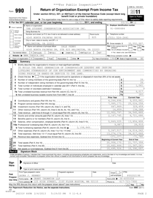 Form 990 Return of Organization Exempt From Income Tax