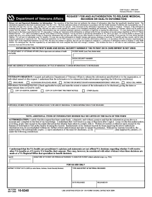 Request and Authorization to Release Medical Records