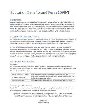 IRS Form 1098-T Tax Credit Guide