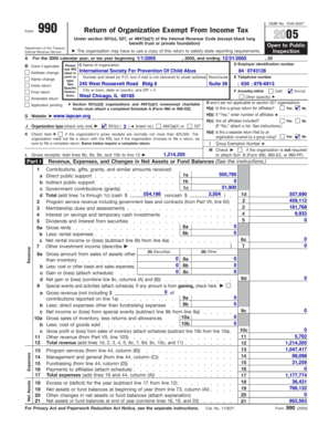 Form 990 Return of Organization Exempt From Income Tax