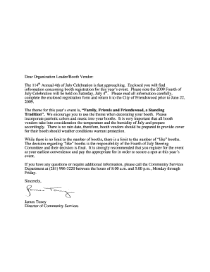 Dear organization