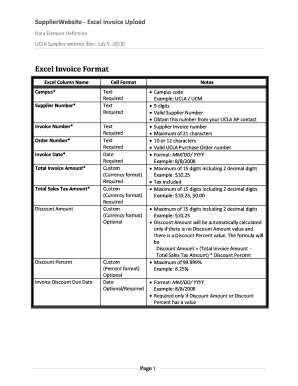 UC Excel Invoice Upload Data Definition - UCLA.edu