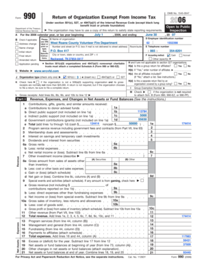 Form 990 Return of Organization Exempt From Income Tax