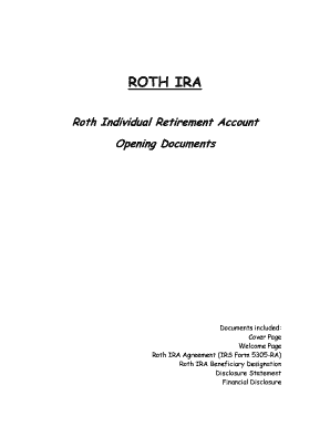 Roth IRA Agreement Form 5305-RA