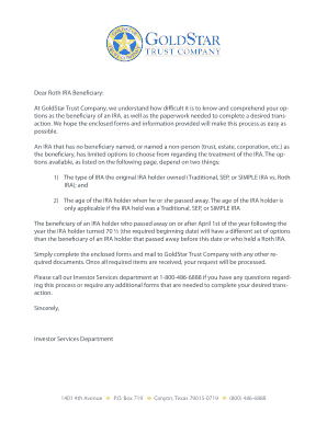 Roth IRA Beneficiary Election Form