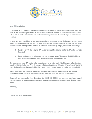 IRA Beneficiary Election Form