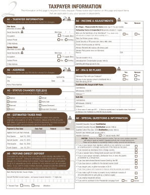 2010 Tax Deduction Organizer