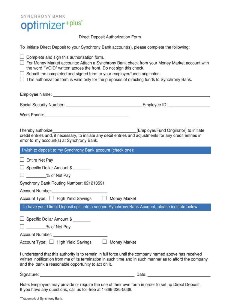 Synchrony Bank Forms Fill Online Printable Fillable Blank PdfFiller