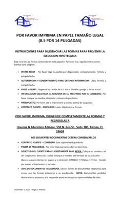 Formas para Prevenir la Ejecución Hipotecaria