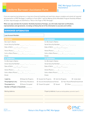 Short Sale packet PNC