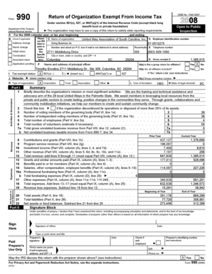 Form 990 Return of Organization Exempt From Income Tax