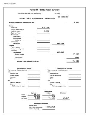 Form 990-EZ 2009