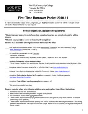 Cal poly pomona loans - Federal Direct Loan Application Requirements - Wor-Wic bb - worwic