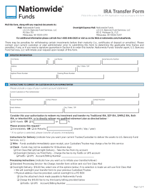 IRA Transfer Form