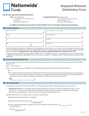Required Minimum Distribution Form