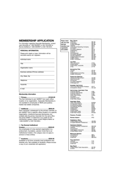 NAREIT Membership Application