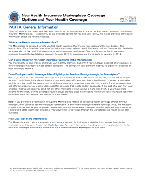 Sample Notice for Employers without Health Insurance Coverage