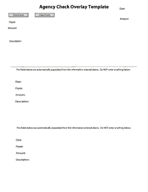 Agency Check Overlay Template