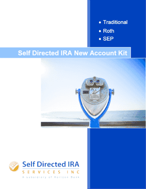 Self Directed IRA Account Opening Kit