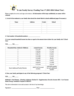 E-rate Family Survey