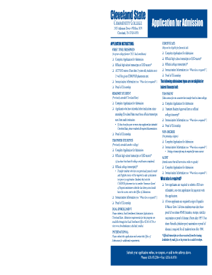 Tennessee Residency Application for Admission