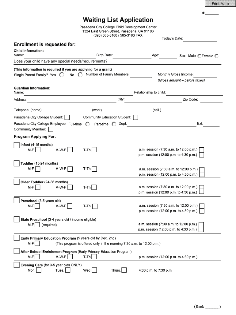 Form preview