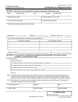 F-1 Optional Practical Training Request Packet