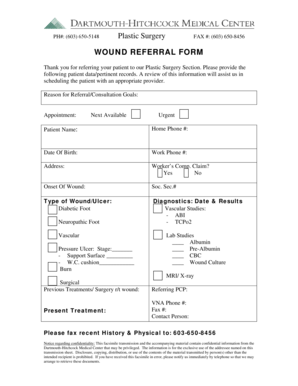 Wound Referral Form