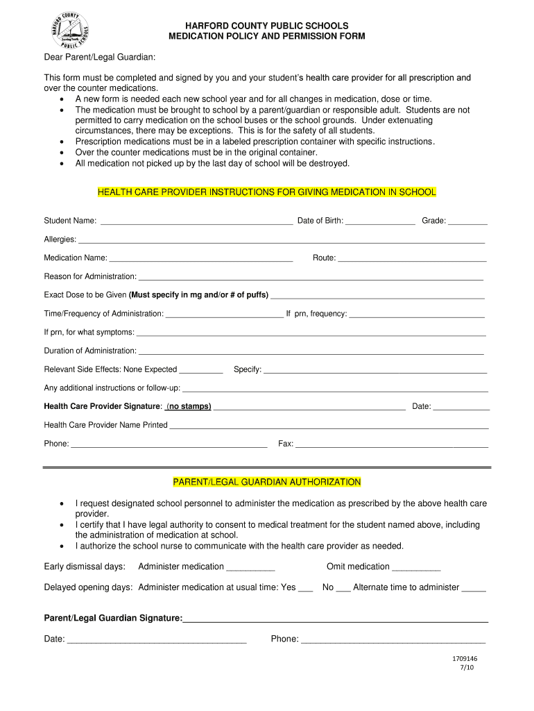 hcps medication form Preview on Page 1.